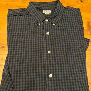 J.Crew Button Down Shirt Grey/Black  - Large